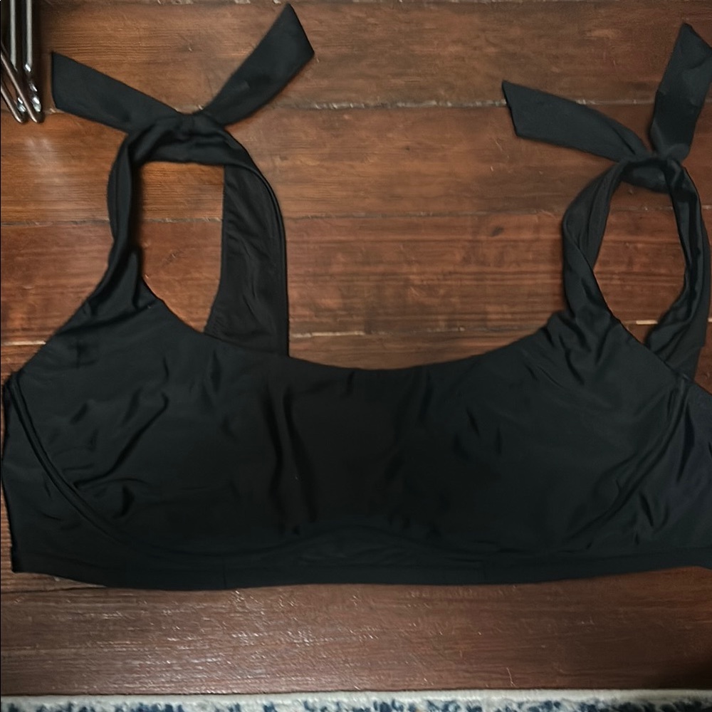 J. Crew Black Bikini Top